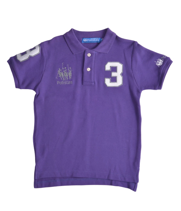 Polistas Captain Polo Shirt Purple