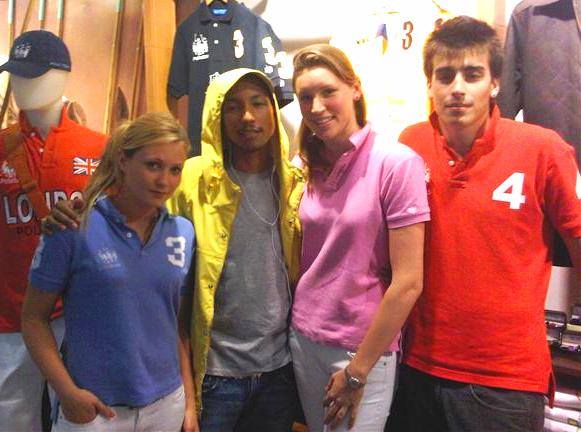 Pharrell Williams: Polistas Store, Mayfair, January 2014