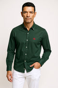 Polistas Casual Poplin Shirt Forrest Green