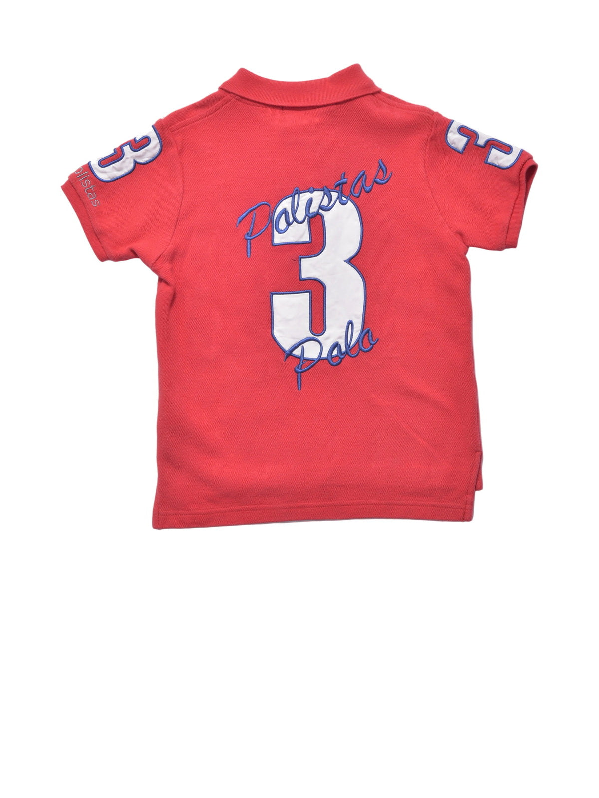 Polistas Polo Team Shirt Red back