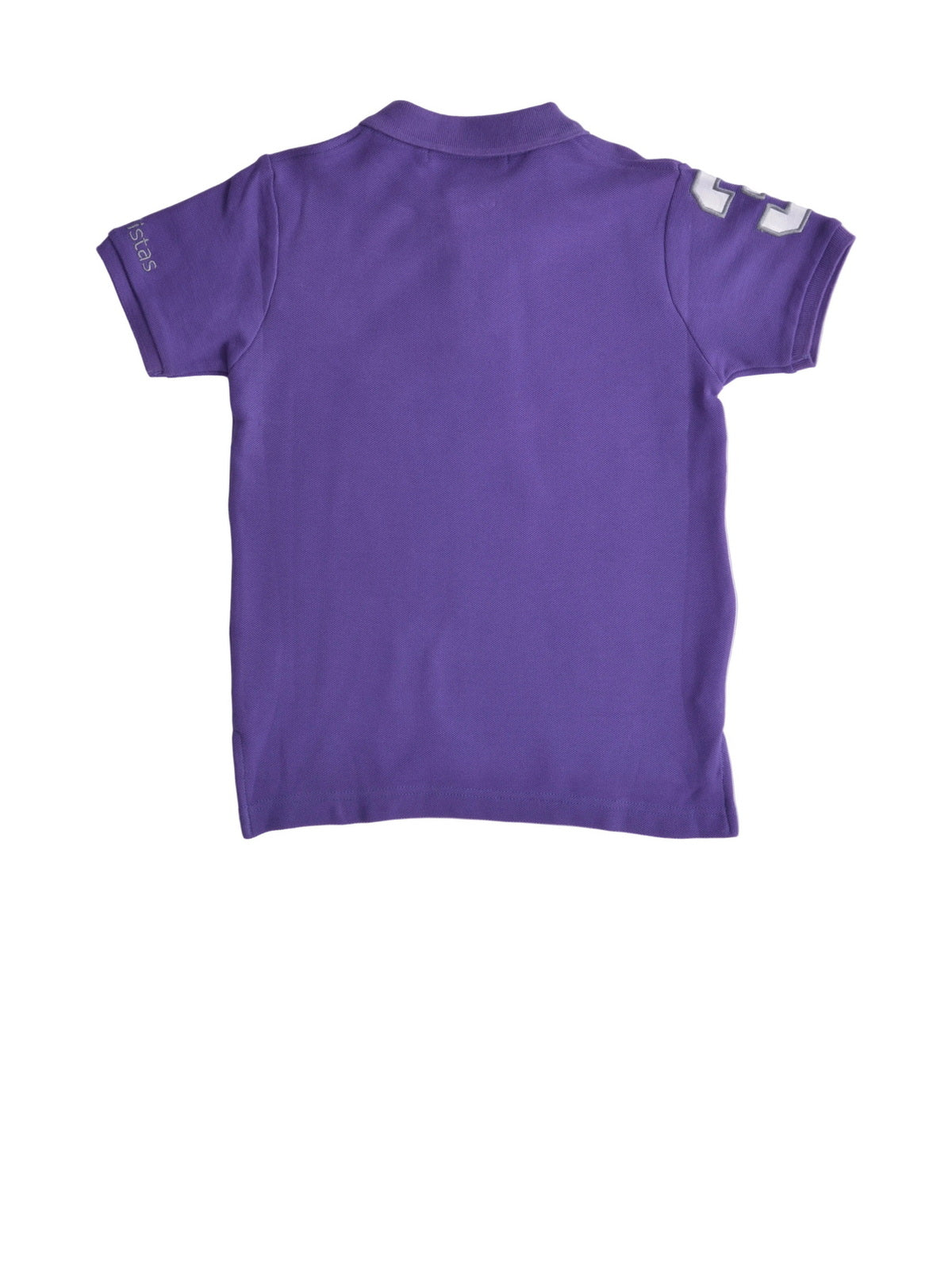 Polistas Captain Polo Shirt Purple back